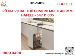 Rổ Gia Vị Dao Thớt Omero Multi 400mm Hafele 547.11.005
